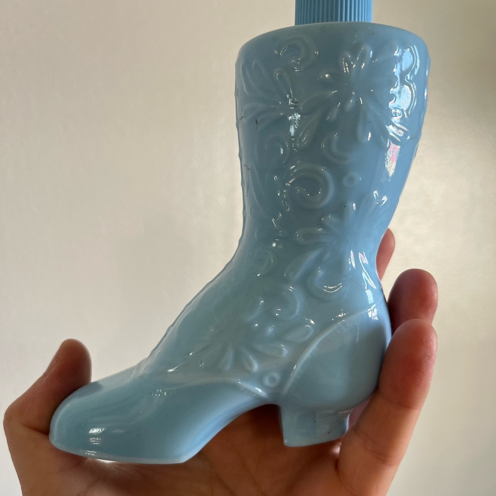 Blue Decorative Avon Boot